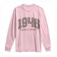 1946 Retro Birthday Long Sleeve Shirt 80 Year Old Leopard 80th Birthday Gifts For Women