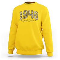 1946 Retro Birthday Sweatshirt 80 Year Old Leopard 80th Birthday Gifts For Women