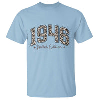 1946 Retro Birthday T Shirt 80 Year Old Leopard 80th Birthday Gifts For Women