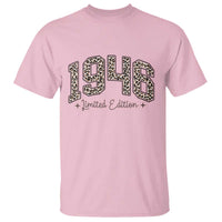 1946 Retro Birthday T Shirt 80 Year Old Leopard 80th Birthday Gifts For Women