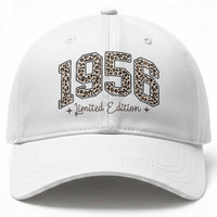 1956 Retro Birthday Baseball Cap 70 Year Old Leopard 70th Birthday Gifts For Women