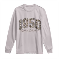 1956 Retro Birthday Long Sleeve Shirt 70 Year Old Leopard 70th Birthday Gifts For Women