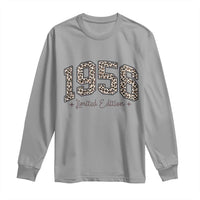 1956 Retro Birthday Long Sleeve Shirt 70 Year Old Leopard 70th Birthday Gifts For Women