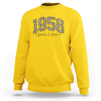 1956 Retro Birthday Sweatshirt 70 Year Old Leopard 70th Birthday Gifts For Women