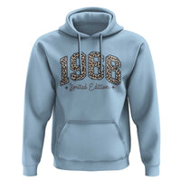 1966 Retro Birthday Hoodie 60 Year Old Leopard 60th Birthday Gifts For Women