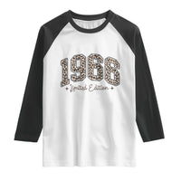 1966 Retro Birthday Raglan Shirt 60 Year Old Leopard 60th Birthday Gifts For Women
