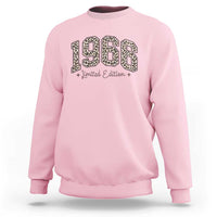 1966 Retro Birthday Sweatshirt 60 Year Old Leopard 60th Birthday Gifts For Women