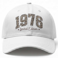 1976 Retro Birthday Baseball Cap 50 Year Old Leopard 50th Birthday Gifts For Women