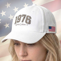 1976 Retro Birthday Baseball Cap 50 Year Old Leopard 50th Birthday Gifts For Women