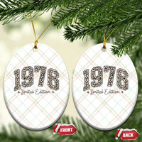 1976 Retro Birthday Ceramic Ornament 50 Year Old Leopard 50th Birthday Gifts For Women