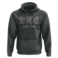 70th Birthday Hoodie Floral 1956 70 Year Old Birthday Gifts For Women