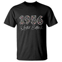 70th Birthday T Shirt Floral 1956 70 Year Old Birthday Gifts For Women