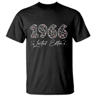 60th Birthday T Shirt Floral 1966 60 Year Old Birthday Gifts For Women
