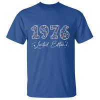 50th Birthday T Shirt Floral 1976 50 Year Old Birthday Gifts For Women