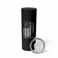 God Bless America Skinny Tumbler America Pride USA US Flag Patriotic 4th of July - Wonder Print Shop