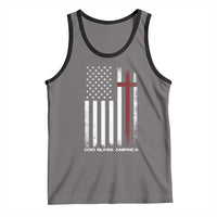 God Bless America Tank Top America Pride USA US Flag Patriotic 4th of July - Wonder Print Shop