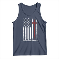 God Bless America Tank Top America Pride USA US Flag Patriotic 4th of July - Wonder Print Shop