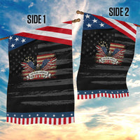 God Bless America Garden Flag Vintage Eagle Christian Cross Flag 4th Of July
