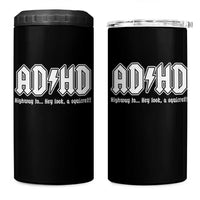 Funny ADHD 4 in 1 Can Cooler Tumbler Hey Look a Squirrel Rocks Graphic - Wonder Print Shop
