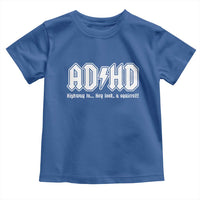 Funny ADHD Toddler T Shirt Hey Look a Squirrel Rocks Graphic - Wonder Print Shop