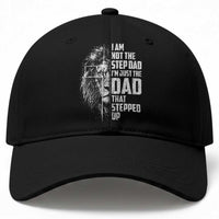 Bonus Dad Baseball Cap Stepdad Gifts From Stepdaughter Stepson Cross Lion Stepped Up Dad