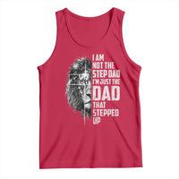 Bonus Dad Tank Top Stepdad Gifts From Stepdaughter Stepson Cross Lion Stepped Up Dad