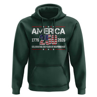 250th Anniversary Hoodie American 250 Years Birthday Patriotic 1776 2026