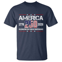 250th Anniversary T Shirt American 250 Years Birthday Patriotic 1776 2026