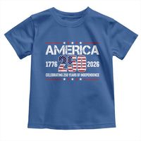 250th Anniversary Toddler T Shirt American 250 Years Birthday Patriotic 1776 2026