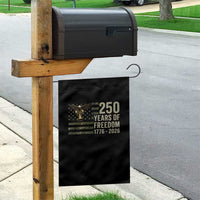 250th Anniversary Garden Flag 1776 2026 250 Years Birthday Patriotic Camouflage USA Flag