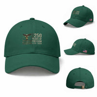 250th Anniversary Baseball Cap 1776 2026 250 Years Birthday Patriotic Camouflage USA Flag