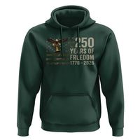 250th Anniversary Hoodie 1776 2026 250 Years Birthday Patriotic Camouflage USA Flag