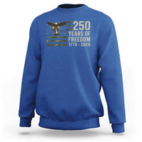 250th Anniversary Sweatshirt 1776 2026 250 Years Birthday Patriotic Camouflage USA Flag