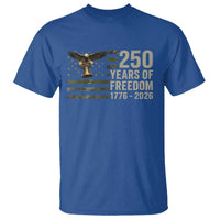 250th Anniversary T Shirt 1776 2026 250 Years Birthday Patriotic Camouflage USA Flag