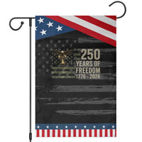 250th Anniversary Patriotic Garden Flag 1776 2026 250 Years Birthday Patriotic Camouflage USA Flag