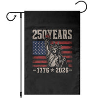 USA Independence 250th Anniversary Garden Flag Patriotic Lady Liberty American Flag 250 Years 1776 2026