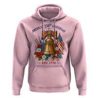 250 Anniversary Hoodie Floral Liberty Bell USA 250th American 4th July 2026