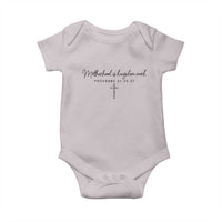 Motherhood Is Kingdom Work Baby Onesie Christian Mom Floral Mama Mothers Day
