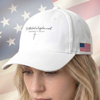 Motherhood Is Kingdom Work Baseball Cap Christian Mom Floral Mama Mothers Day