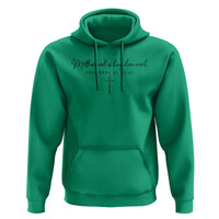 Motherhood Is Kingdom Work Hoodie Christian Mom Floral Mama Mothers Day