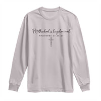 Motherhood Is Kingdom Work Long Sleeve Shirt Christian Mom Floral Mama Mothers Day