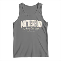 Motherhood Is Kingdom Work Tank Top Cute Christian Mom Mothers Day Floral Jesus