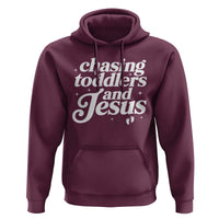 Christian Mom Hoodie Chasing Jesus And Toddlers