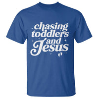 Christian Mom T Shirt Chasing Jesus And Toddlers