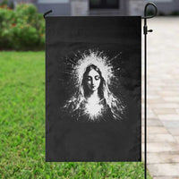 Catholic Virgin Mary Garden Flag Vintage Marian Face Christian Our Lady