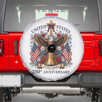 250 Anniversary USA Patriotic Eagle Spare Tire Cover Flower 250th Birthday 4th Of July 2026
