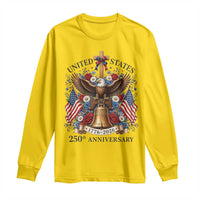 250 Anniversary USA Patriotic Eagle Long Sleeve Shirt Flower 250th Birthday 4th Of July 2026