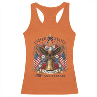 250 Anniversary USA Patriotic Eagle Racerback Tank Top Flower 250th Birthday 4th Of July 2026