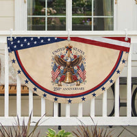 250 Anniversary USA Eagle Patriotic Fan Flag Flower 250th Birthday 4th Of July 2026