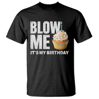 Blow Me Its My Birthday T Shirt Funny Adult Humor Dirty Jokes Bday Gag Gifts